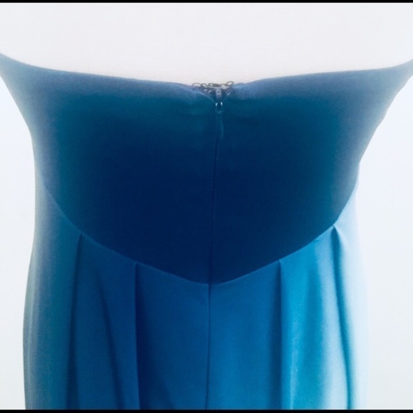 Xscape Blue Y2K Ombré Bubble Cocktail Dress Size 4 - Picture 9 of 12